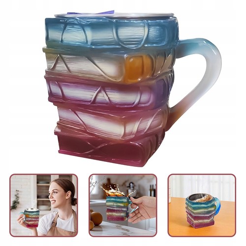 Buchtasse painted book mug - book,