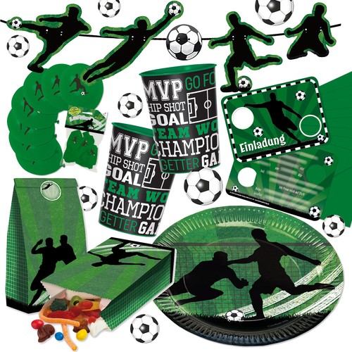 Fussball geschirr deko - geschirr,