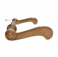 Berliner Welle antik Türdrücker alt Türgriffe Messing Türklinken 15.5mm 8er Vk