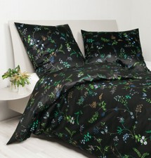 Janine Mako-Satin Bettwäsche moments (98094) 135x200cm Col.08 (nachtschatten)