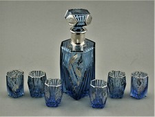 Art Deco Karaffe 6 Gläser