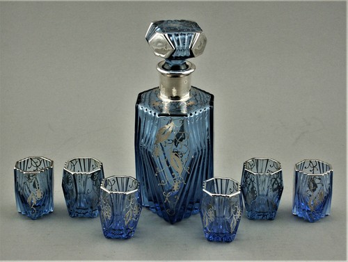 Art deco karaffe gläser - art,