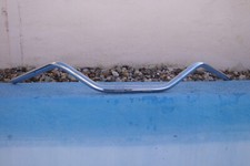 Lampenhalter für Zusatzlampen inkl. Zusatzlampen und Motorrad Lenker Chrom Stahl