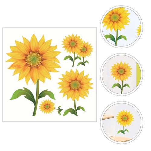 Wandtattoo sonnenblumen - wandtattoo,