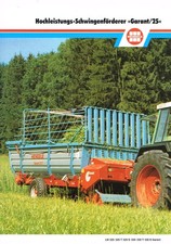 Mengele Hochleistungs- Schwingenförderer "Garant/25", orig. Prospekt 1988
