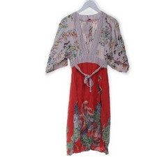 By Lysgaard, Kleid, Größe: XS, Rot/Mehrfarbig, Viskose, Damen -DvJ