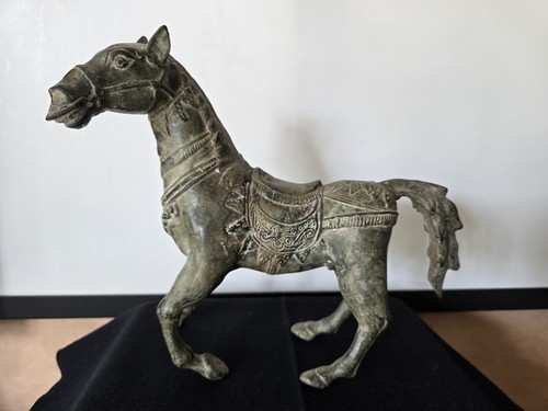 Vintage asiatisches pferd - vintage,