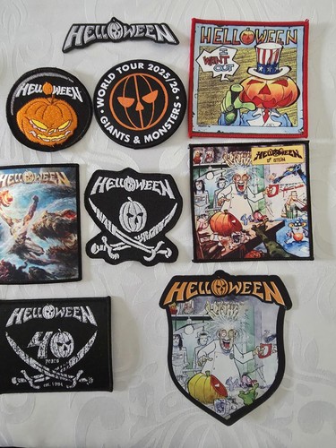 Helloween patches aufnäher - helloween,
