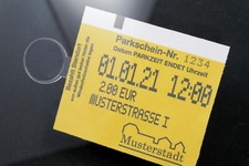 Parkscheinhalter Zettelhalter