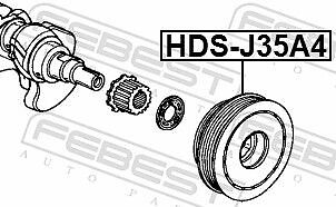 Febest hds j35a4 - febest, hds-j35a4