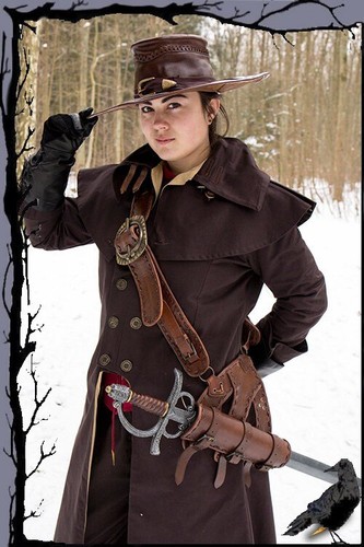 Larp waffenhalter leder - larp,