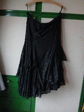Rock Chiffon/Spitze Schwarz