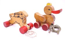 Set Nachziehspielzeug Holz