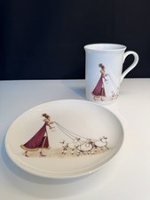 Maison Strauss Kaffeebecher und Dessertteller Topzustand