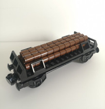 LEGO® Eisenbahn - Transportwaggon - braun für 3677, 7898, 7939, 60052, 60198