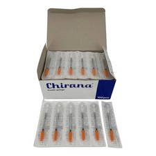 Insulinspritzen 100 x 0,5 ml mit Kanüle MHD 07-27