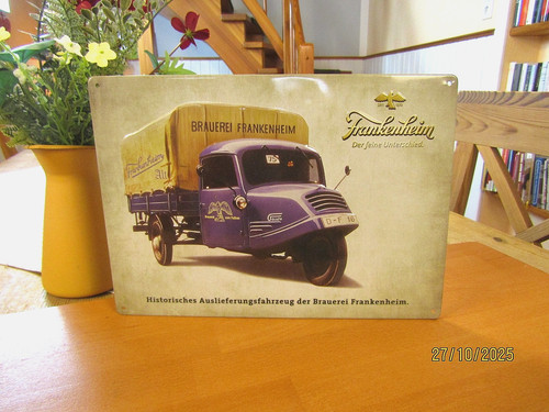 Blechschild brauerei - "blechschild,