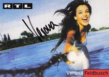 Verona Feldbusch Original Autogramm Signiert Autogrammkarte Verona Pooth RTL RAR
