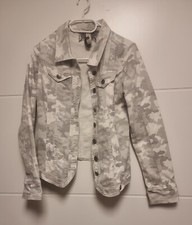 ? Jeans Jacke TREDY 36 Weiss Grau