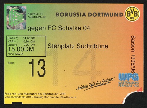 Ticket 1995 borussia - |, |