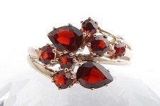 Granat Ring 333 8K Gelb Gold Gr. 57  