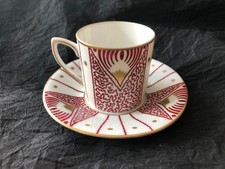 Jugendstil - Art Deco Mokkatasse - Bauer & Pfeiffer - Württemberg Porzellan