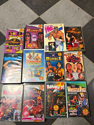 Wwf wrestling vhs - vhs, sammlung