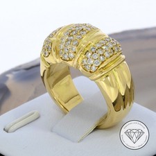 Wert 4.950,- Brillant Ring 0,75 Carat 750 / 18 Karat Gelb Gold xxyy