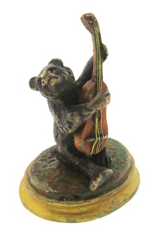 Wiener bronze bär mit - bronze,