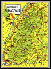 Ansichtskarte Wanderkarte