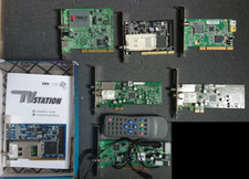 Konvolut 11x TV Karten DVS-S/S2/C/T, Hauppauge, Terratec,KNC ONE,Pinnacle,Medion