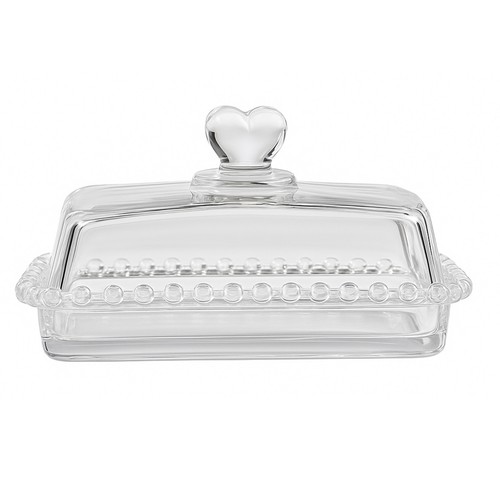 Butterdose glas mit - butterdose,