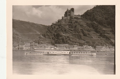 Vintage foto raddampfer - foto,