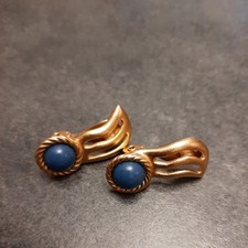 Monet Ohrclips goldfarben mit