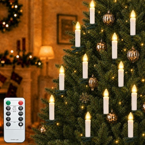 Christbaumkerzen led kabellos - led,