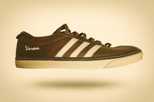 Adidas Vespa Herren Schuhe Selten Vintage Braun Superstar