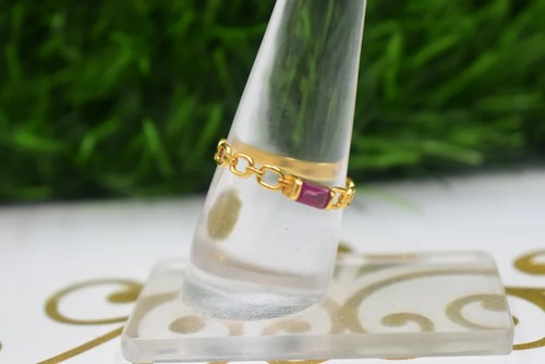 Massiver karat goldring - massiver,