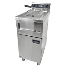 GASTRO ELEKTRO TISCHFRITEUSE 1X12L 6KW FRITTEUSE FÜR GASTRONOMIE 400V