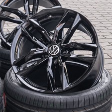 19 Zoll Alufelgen RS3 für VW Tiguan 1 5N T-Roc Touran 1T mit ABE 57,1 Schwarz