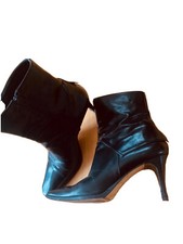 Damen Leder Stiefeletten