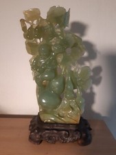 JADE  Stein  Grüne Figur  Handarbeit Vintage