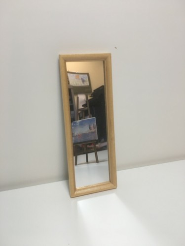 Ankleidespiegel mit holzrahmen - ankleidespiegel,