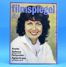 DDR Filmspiegel 23 1985 Agnes Kraus Amadeo Nazzari DDR-Filmarchiv M. Haninger A