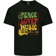 Peace Love Musik Gitarre