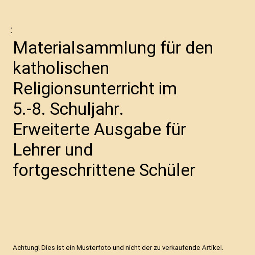 Materialsammlung für den