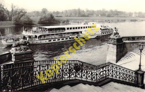 Pillnitz elbe dampfer ms - ak, elbe-dampfer