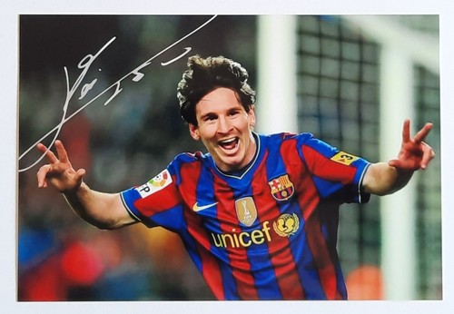 Lionel messi autogrammfoto - messi,