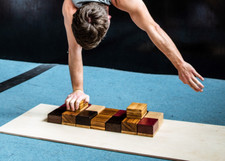 Edel Handstand Blöcke Handgemacht Massivholz Einzelstücke