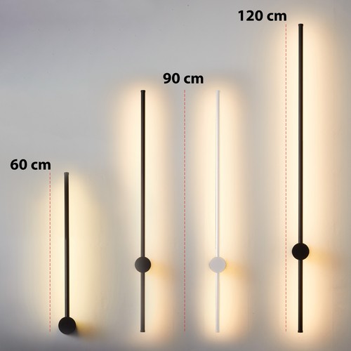 Led wandleuchte schwarz - led,