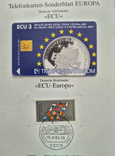 Telefonkarte ecu mit - ecu,